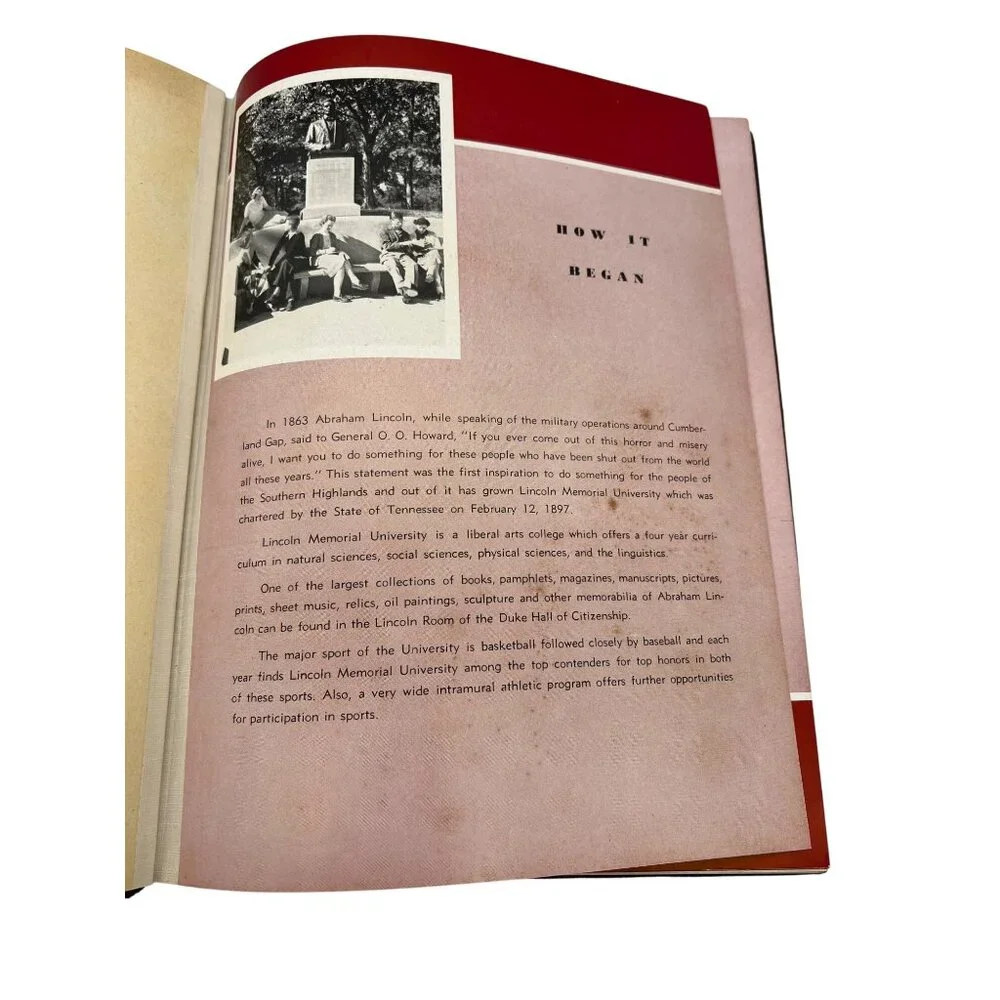 1950 Lincoln Memorial University Yearbook The Railsplitter Vintage Collectible - Picture 2 of 9